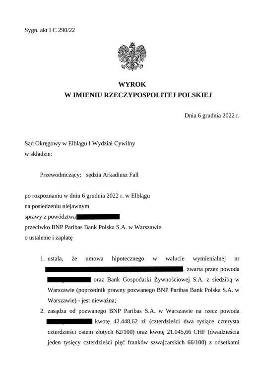 Skan: Sygn. akt I C 290/22, wyrok z 6 grudnia 2022 r. (str. 1/2)
