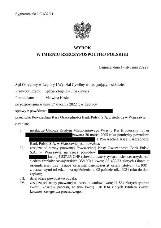 Skan: Sygn. akt I C 632/21, wyrok z 17 stycznia 2022 r.
